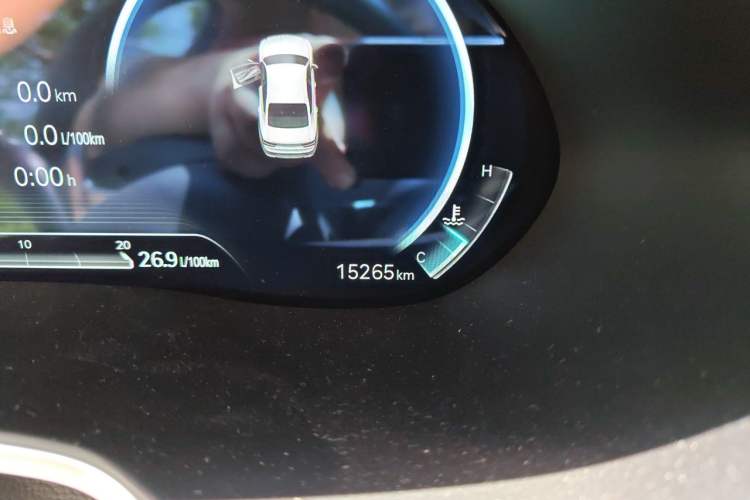 Used Genesis G80 2023 2.5T Rear-Drive Flagship Edition Odometer Close Up