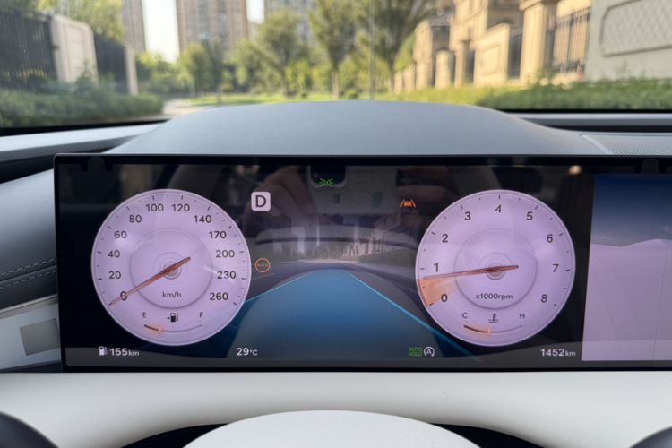 Used Genesis G80 2026 2.5T Rear-Drive Luxury Edition Odometer Close Up