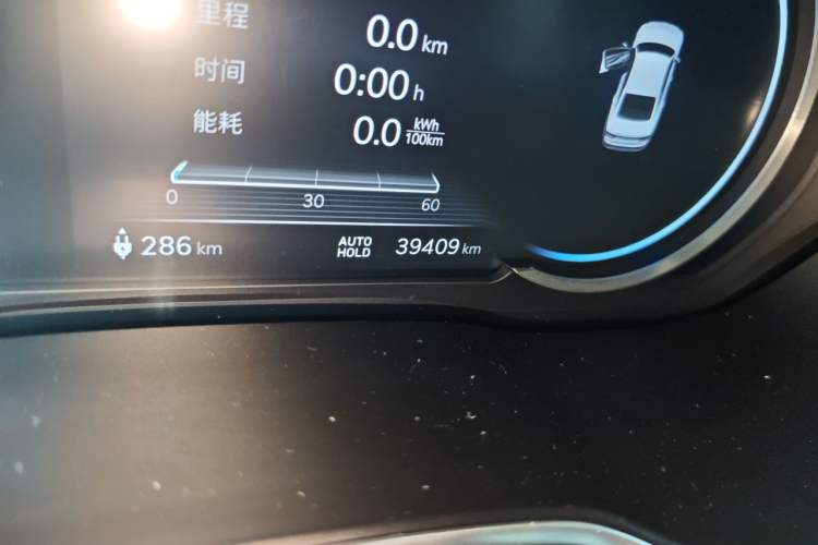 Used Genesis G80 EV 2023 All-Electric G80 Luxury Edition Odometer Close Up