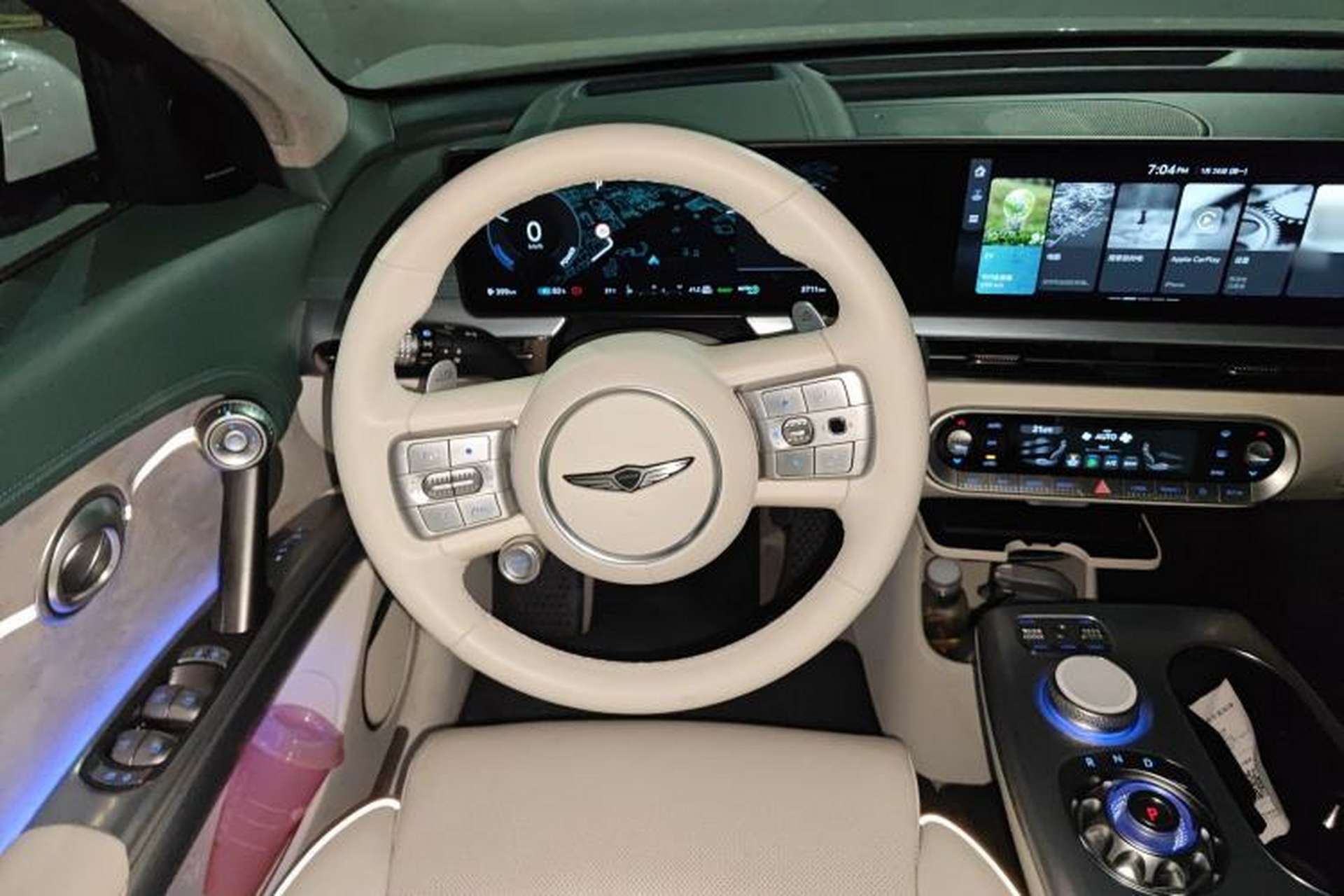 Used Genesis GV60 2023 Dual-Motor All-Wheel-Drive Flagship Edition Steering Wheel