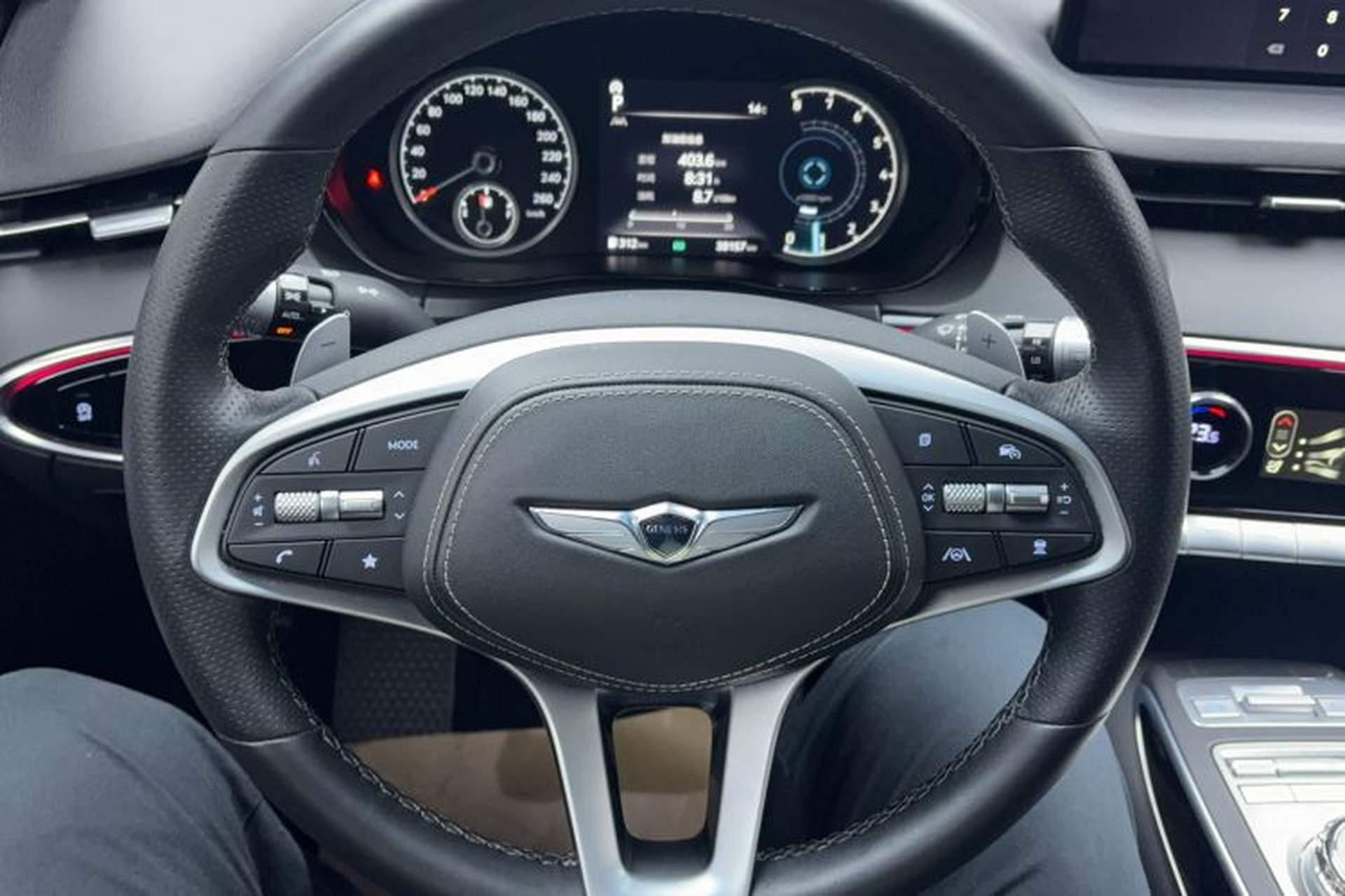 Used Genesis GV70 2023 2.5T Two-Wheel Drive Luxury Edition Steering Wheel