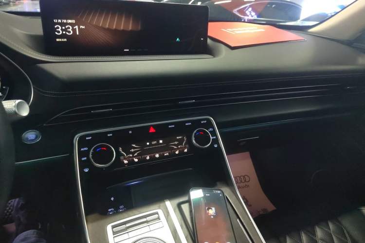 Used Genesis GV80 2021 2.5T Four-Wheel Drive Flagship Edition Audio And AC Panel