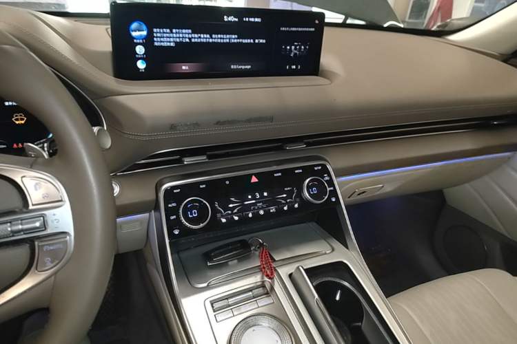 Used Genesis GV80 2021 2.5T Four-Wheel Drive Flagship Edition Audio And AC Panel