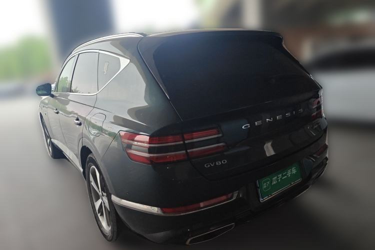 Used Genesis GV80 2021 2.5T Four-Wheel Drive Luxury Edition Rear Left 45 Deg