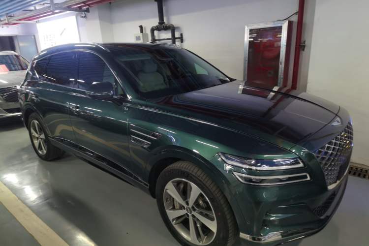 Used Genesis GV80 2023 2.5T Four-Wheel Drive Flagship Version 6 Seats Front Right 45 Deg
