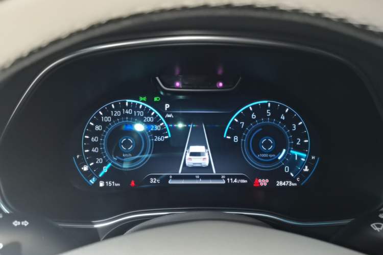Used Genesis GV80 2023 2.5T Four-Wheel Drive Flagship Version 7 Seats Instrument Cluster