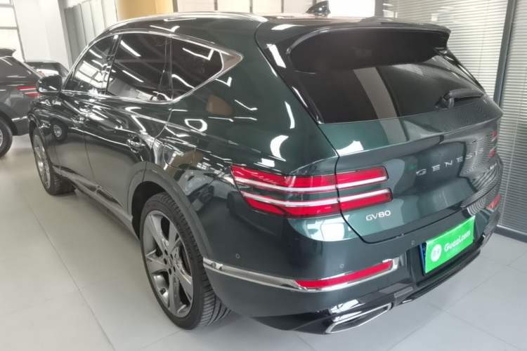Used Genesis GV80 2023 2.5T Four-Wheel Drive Flagship Version 7 Seats Rear Left 45 Deg