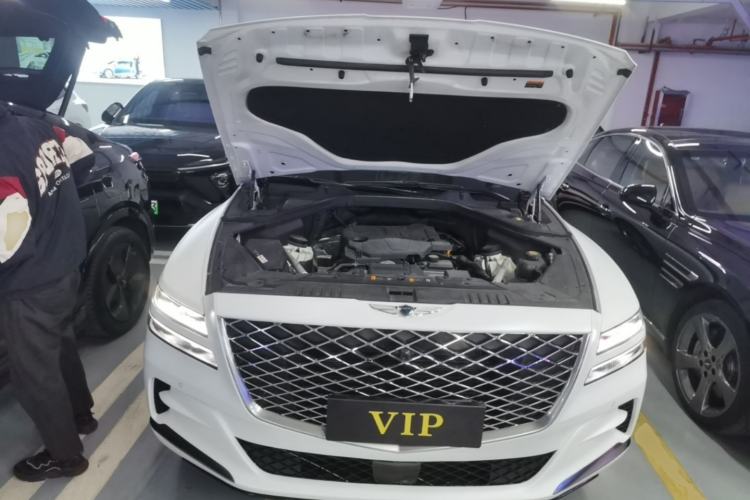 Used Genesis GV80 2023 2.5T Four-Wheel Drive Flagship Edition 4 Seats Engine Bay