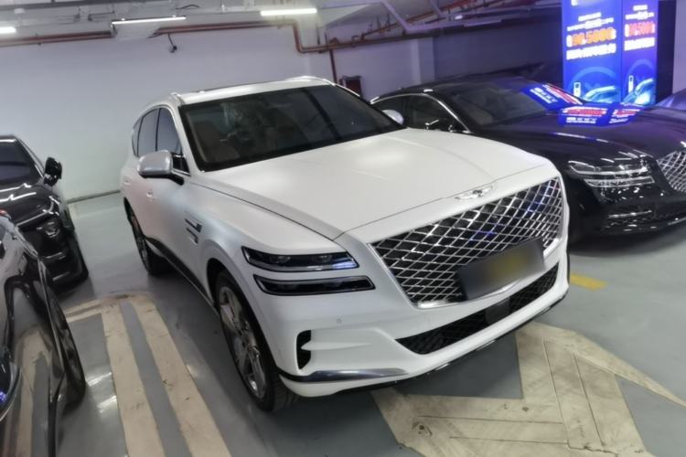 Used Genesis GV80 2023 2.5T Four-Wheel Drive Flagship Edition 4 Seats Front Right 45 Deg