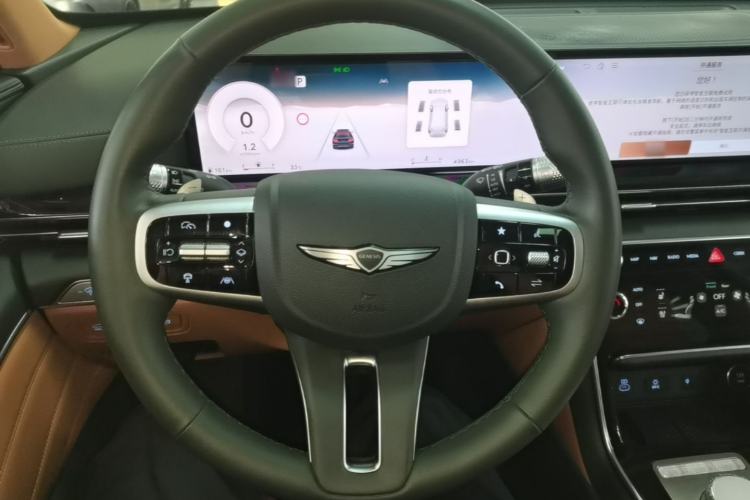 Used Genesis GV80 2024 2.5T Four-Wheel Drive Luxury Edition 5 Seats Steering Wheel
