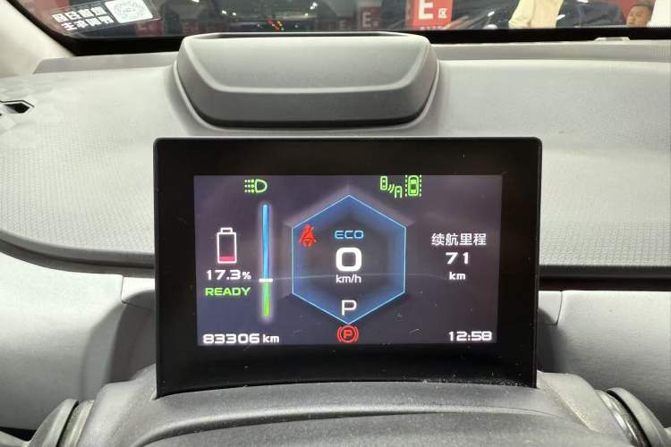 Used Geometry A 2019 Upgraded Model High-Performance Standard Range Power Cube Version Odometer Close Up