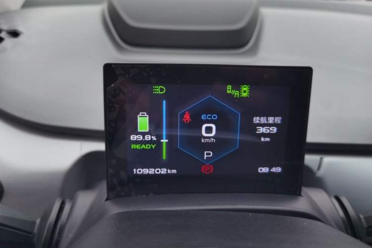 Used Geometry A 2019 Upgraded Model High-Performance Standard Range Power Cube Version Odometer Close Up