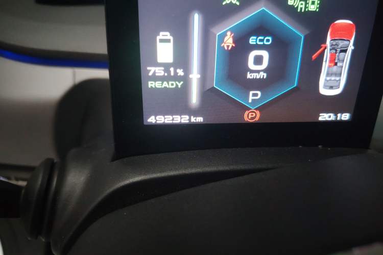 Used Geometry A 2019 Upgraded Model High-Performance Standard Range Power Cube Version Odometer Close Up