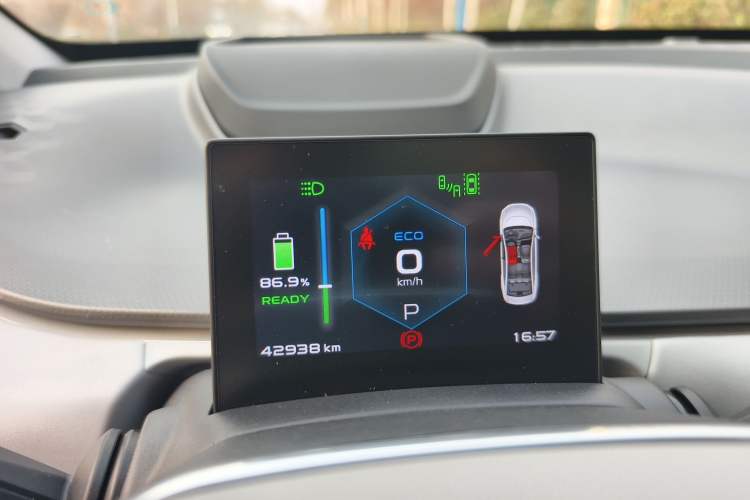 Used Geometry A 2019 Upgraded Model High-Energy Ultra-Long Range – PowerCube Version Odometer Close Up