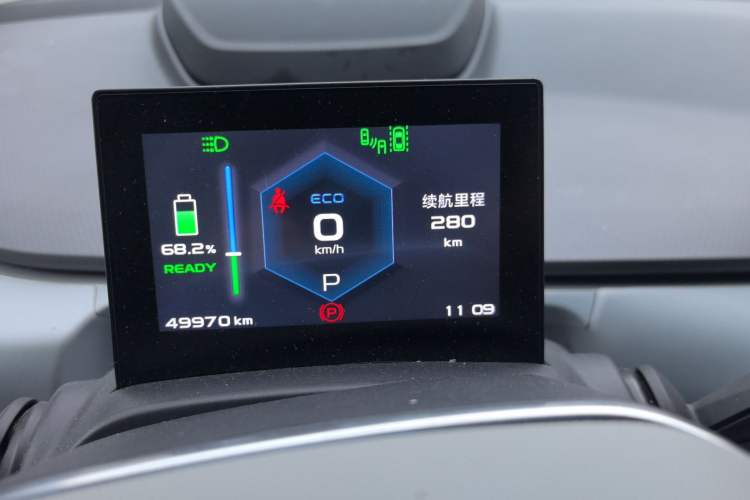 Used Geometry A 2019 Upgraded Model High-Performance Standard Range Power Cube Version Odometer Close Up