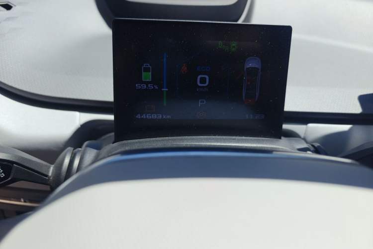 Used Geometry A 2019 Upgraded Model High-Performance Standard Range Power Cube Version Odometer Close Up