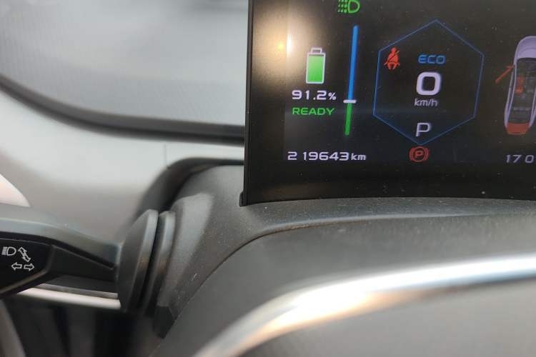Used Geometry A 2019 Upgraded Model High-Resolution Standard Range Square Edition Odometer Close Up