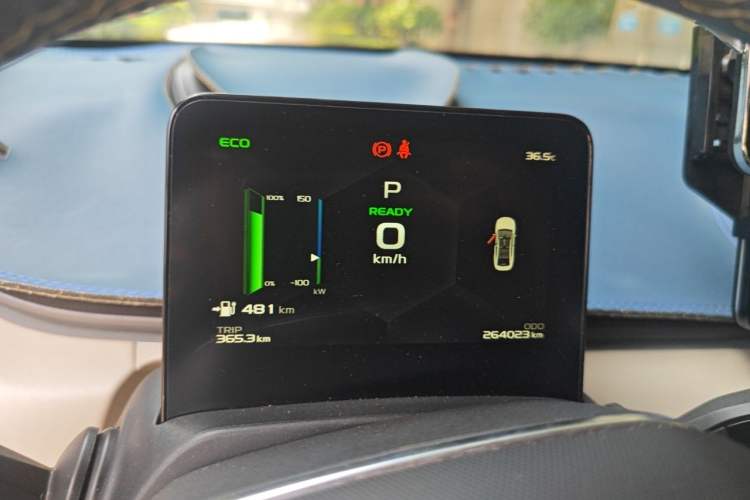 Used Geometry A 2021 Pro Enhanced High-Efficiency Range Version 600KM A600 Asian Games Edition Instrument Cluster