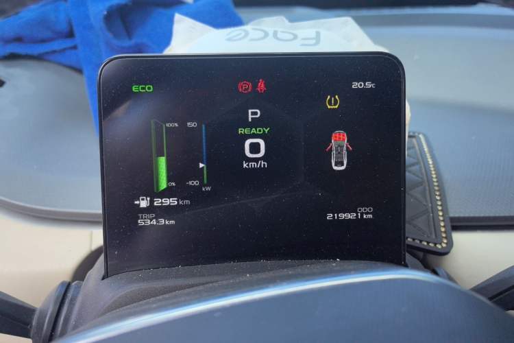 Used Geometry A 2021 Pro Enhanced High-Efficiency Range Version 600KM A600 Asian Games Edition Instrument Cluster
