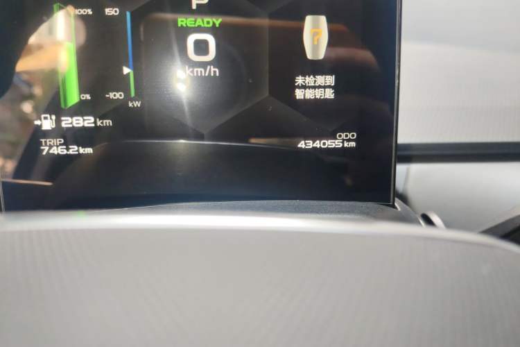 Used Geometry A 2021 Pro Enjoy High-Dimensional Range Edition 430 km A430 Square Version Odometer Close Up