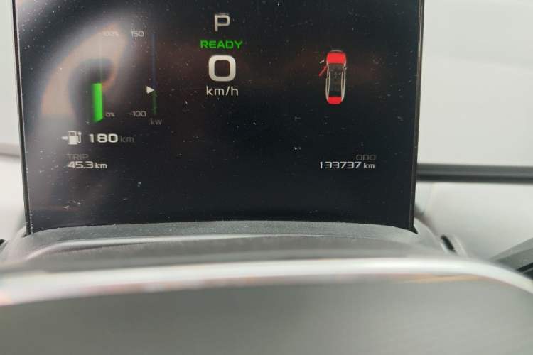 Used Geometry A 2021 Pro Enjoy High-Dimensional Range Edition 430 km A430 Square Version Odometer Close Up
