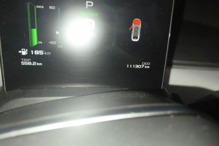 Used Geometry A 2021 Pro Enjoy High-Dimensional Range Edition 430 km A430 Square Version Odometer Close Up