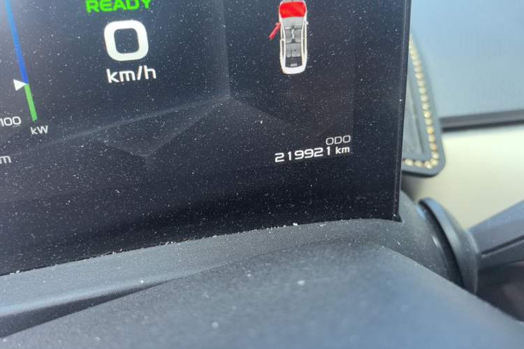 Used Geometry A 2021 Pro Enhanced High-Efficiency Range Version 600KM A600 Asian Games Edition Odometer Close Up