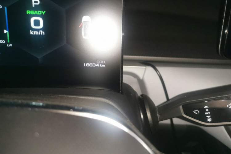 Used Geometry A 2021 Pro Enjoy High-Dimensional Range Edition 430KM A430 Easy-Drive Version Odometer Close Up