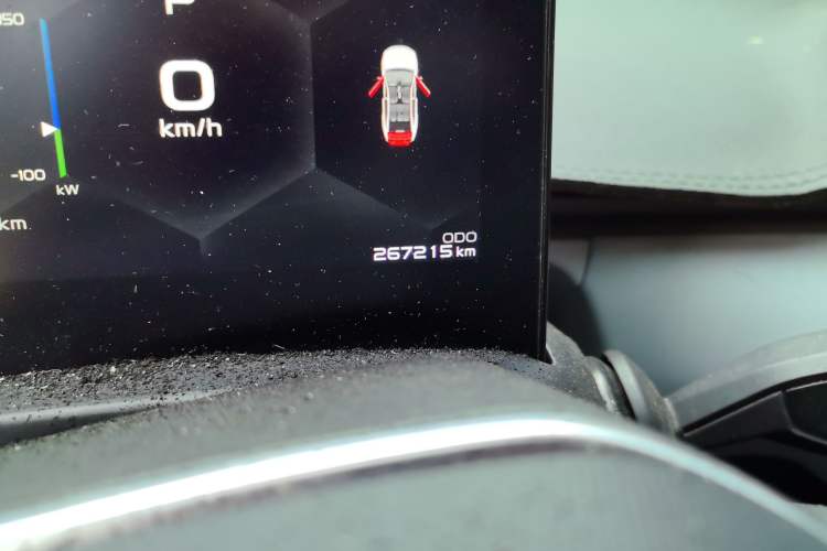 Used Geometry A 2021 Pro Enjoy High-Dimensional Range Edition 430 km A430 Square Version Odometer Close Up