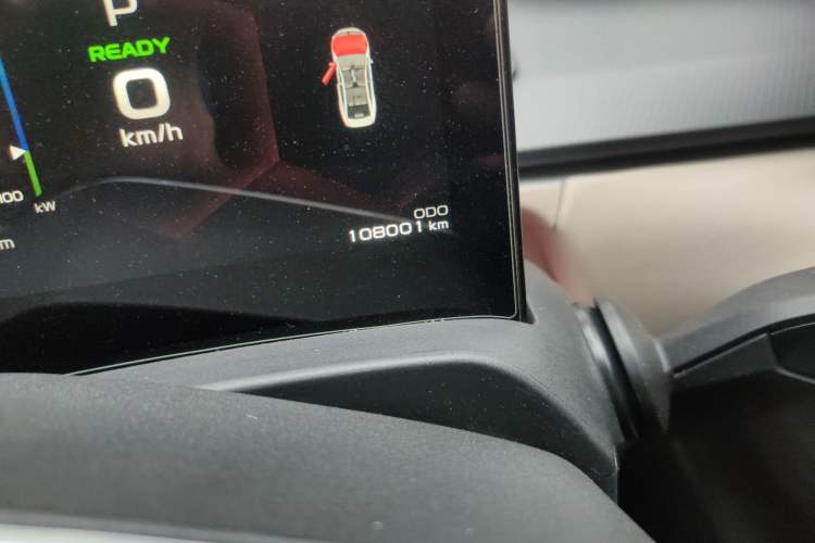 Used Geometry A 2021 Pro Enjoy High-Dimensional Range Edition 430 km A430 Cubic Version Odometer Close Up