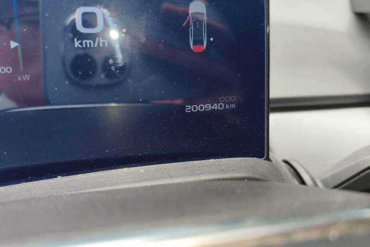 Used Geometry A 2021 Pro Enjoy High-Dimensional Range Edition 430 km A430 Square Version Odometer Close Up