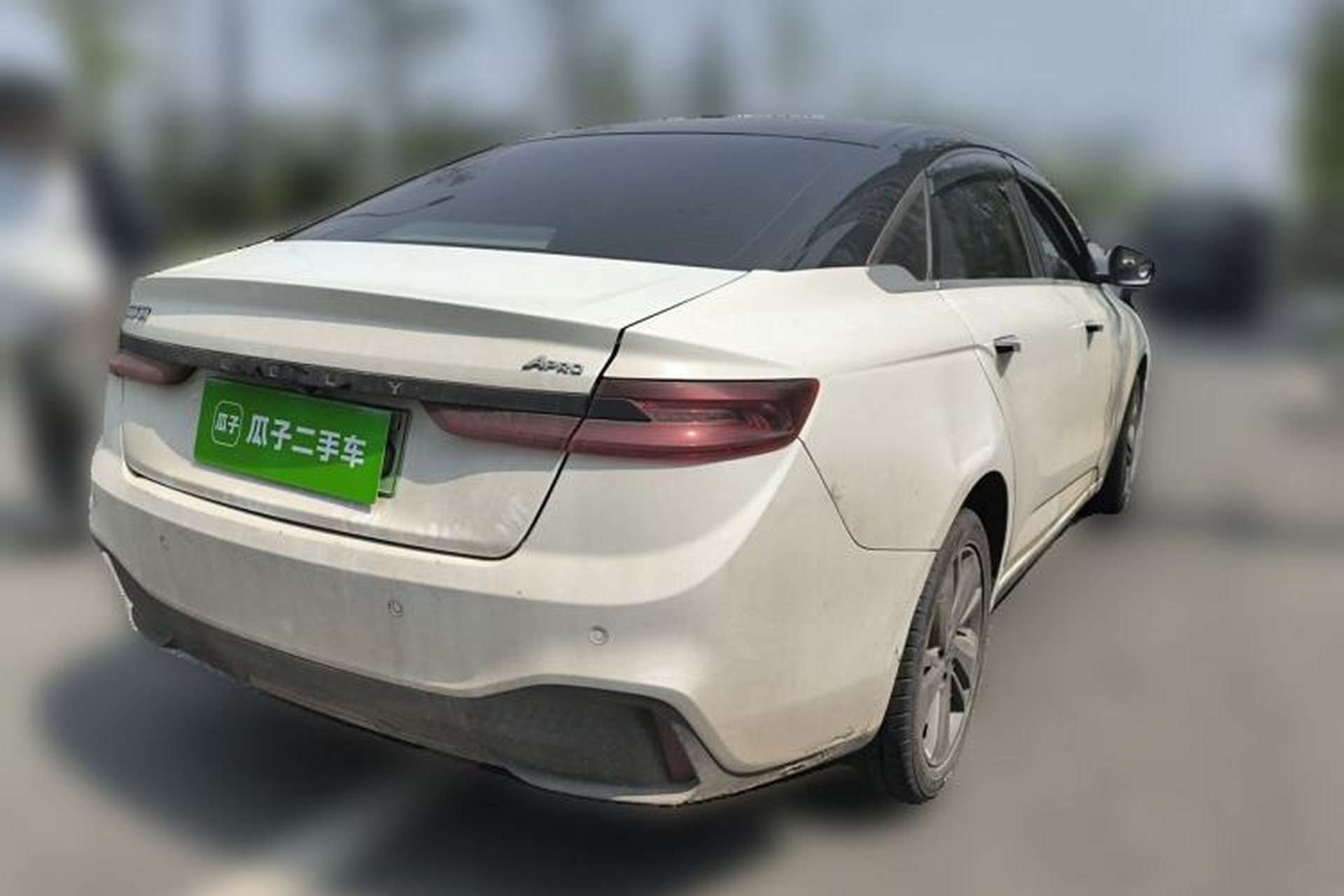 Used Geometry A 2021 Pro Enhanced High-Efficiency Range Version 600 km A600 Cubic Edition Rear Right 45 Deg
