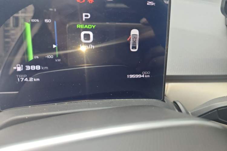 Used Geometry A 2022 Pro 430KM Green Apple Pro Odometer Close Up