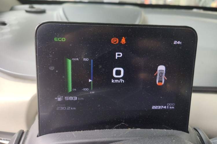 Used Geometry A 2022 Pro 600KM Red Apple Plus Instrument Cluster