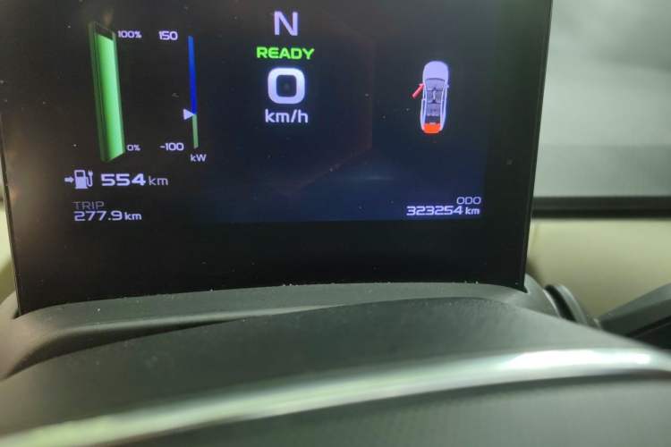Used Geometry A 2022 Pro 600KM Red Apple Plus Odometer Close Up