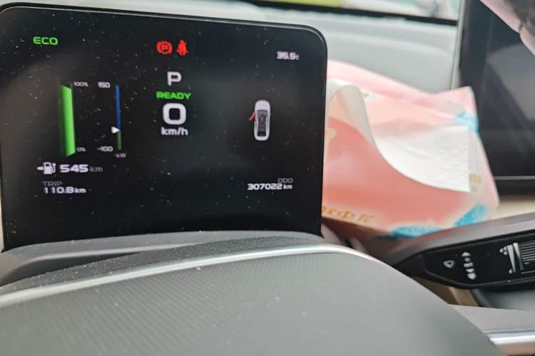 Used Geometry A 2022 Pro 600KM Red Apple Plus Odometer Close Up