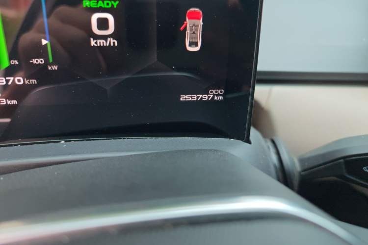 Used Geometry A 2022 Pro 430KM Green Apple Pro Odometer Close Up