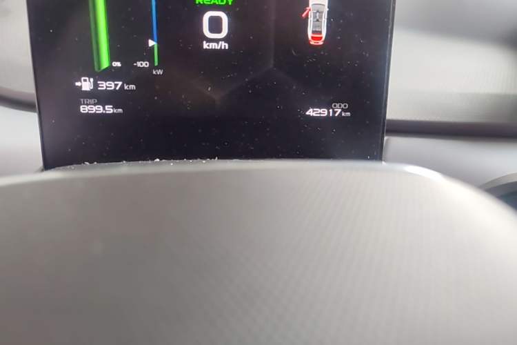 Used Geometry A 2024 410KM Travel Edition Odometer Close Up
