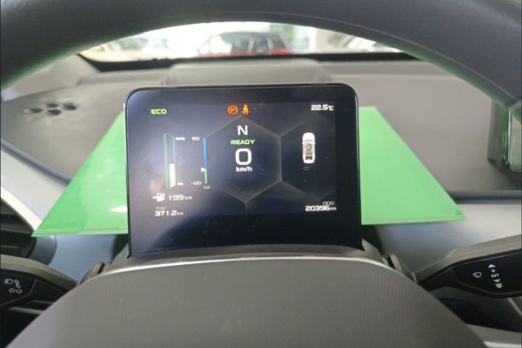 Used Geometry A 2024 410KM Travel Edition Odometer Close Up