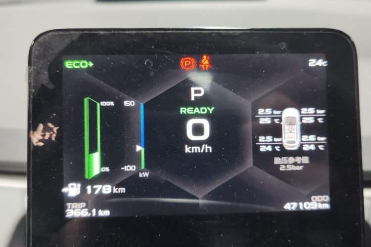 Used Geometry C 2020 Selected Range Edition 550 KM C++ Odometer Close Up