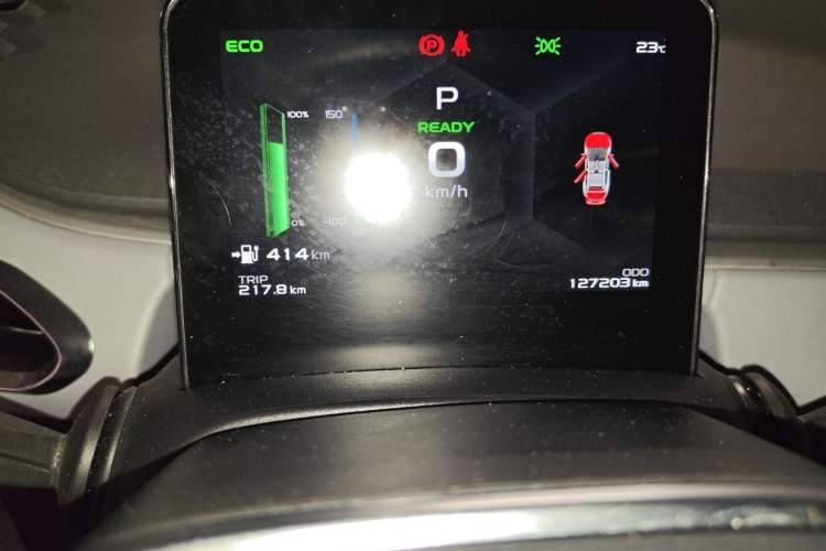 Used Geometry C 2020 Selected Range Edition 550 KM C++ Odometer Close Up