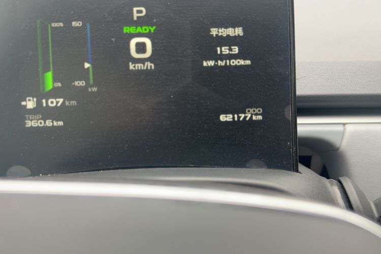 Used Geometry C 2020 Premium Range Edition 400 KM C+ Pro Odometer Close Up