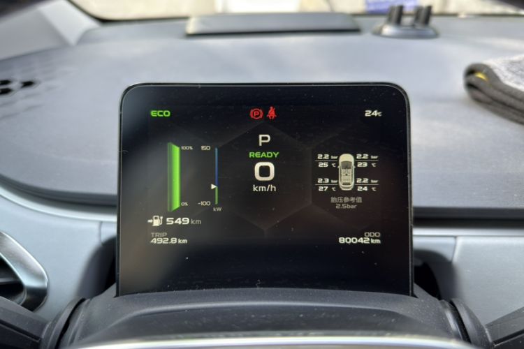 Used Geometry C 2020 Selected Range Edition 550 KM C++ Odometer Close Up