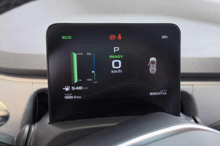 Used Geometry C 2021 C550 Power Edition Odometer Close Up