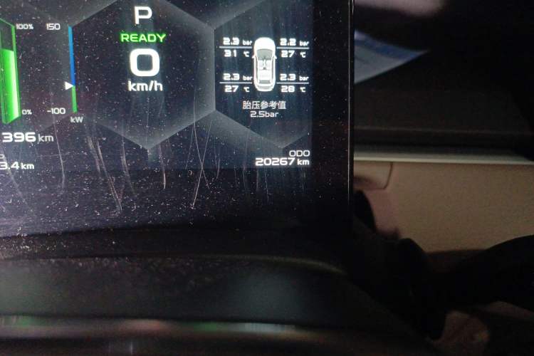 Used Geometry C 2021 C550 Power Edition Odometer Close Up