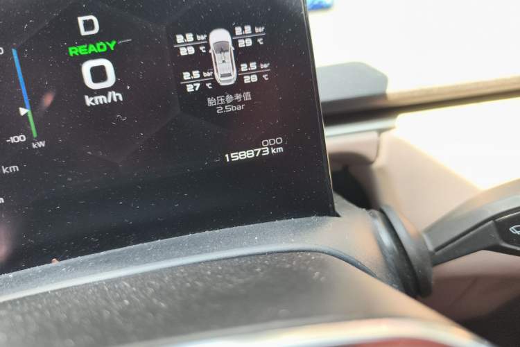 Used Geometry C 2021 C550 Cube Edition Odometer Close Up