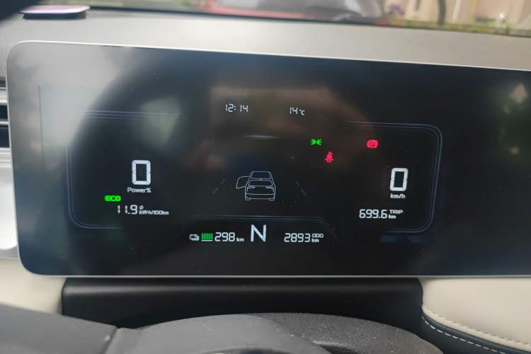 Used Geometry E 2022 320KM Cute Tiger 5-Seater Instrument Cluster