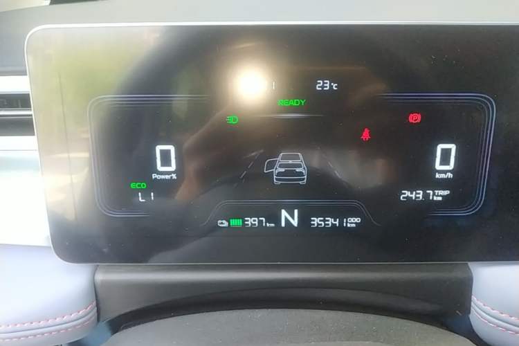 Used Geometry E Firefly 2022 401 km Linglong Tiger 4 Seats Instrument Cluster