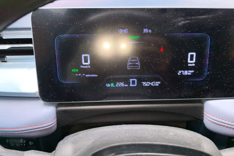 Used Geometry E Firefly 2022 401 km Linglong Tiger 4 Seats Instrument Cluster
