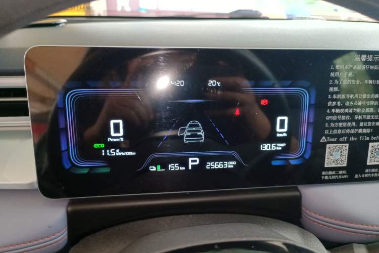 Used Geometry E Firefly 2022 401 km Linglong Tiger 4 Seats Instrument Cluster